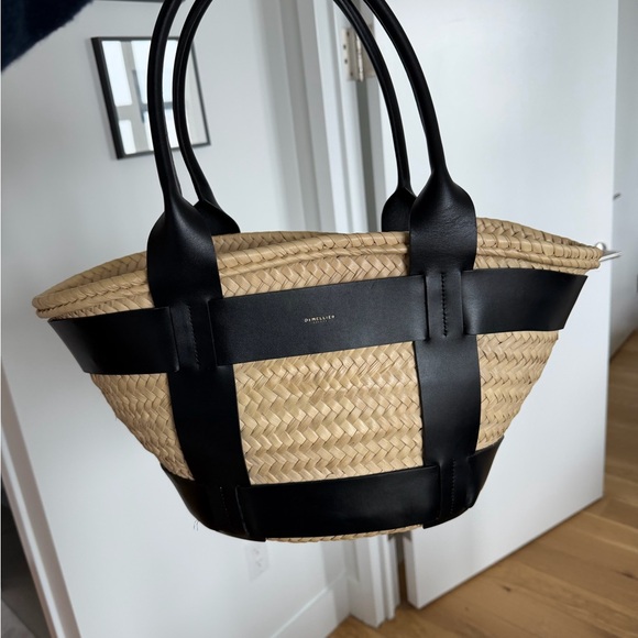 DeMellier Handbags - DeMellier Santorini Raffia Tote Bag